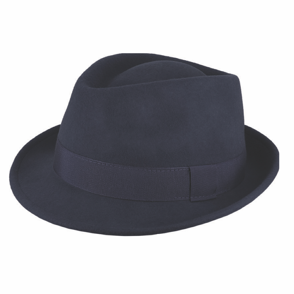 M by Fléchet Teardrop Trilby - Marine – Brisbane Hatters